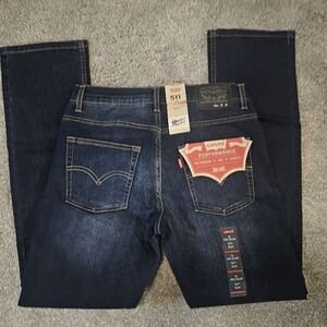 Boys Levi's 511 slim blue jeans size 18 Reg 29x29 slim fit